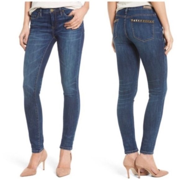 Blank NYC Denim - Blank NYC Skinny Jeans with Studded Back Pockets